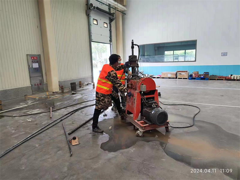 会东厂房地面下沉塌陷注浆加固施工